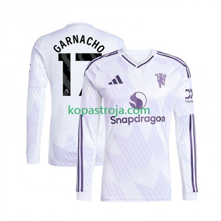 Billiga Fotbollströjor Manchester United Alejandro Garnacho 17 Borta tröja 2025/26 Långärmad
